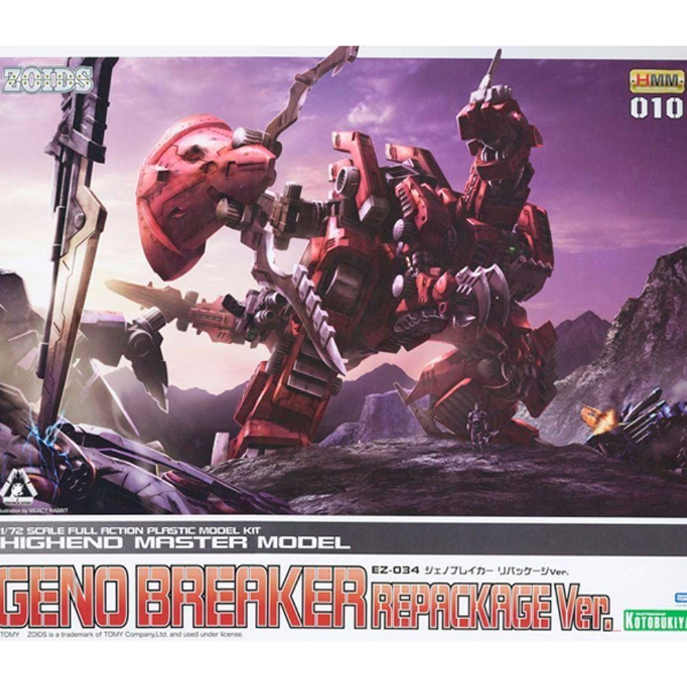 KOTOBUKIYA ZOIDS EZ-034 GENO BREAKER REPACKAGE VER. KOTOBUKIYA ZOIDS EZ-034 GENO BREAKER REPACKAGE VER.